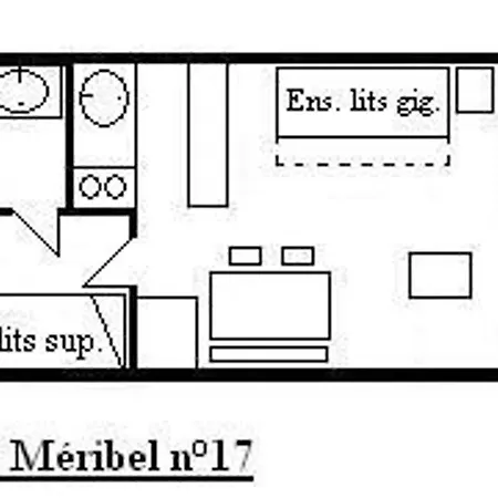 Pour 4 A Meribel, Pres Des Pistes, Balcon, Casier A Ski, Animaux Non Acceptes - Fr-1-180-6 Apartment *
